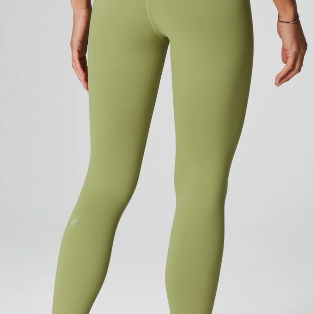 Boost PowerHold® High-Waisted 7/8 Legging  Olive Green Women's Leggings - Picture 2 of 11